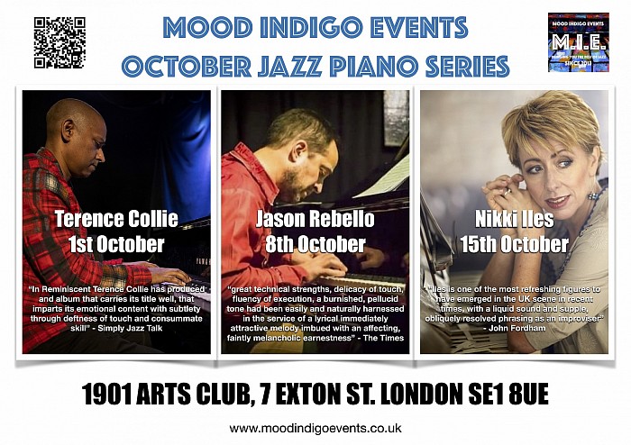 Tuesday 1st October - Solo Piano with exciting new music!